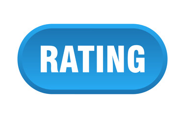 rating button. rounded sign on white background