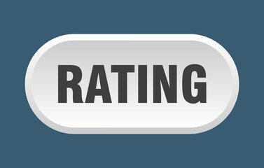 rating button. rounded sign on white background