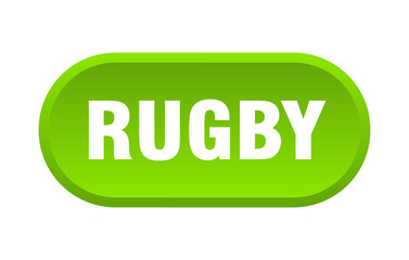 rugby button. rounded sign on white background