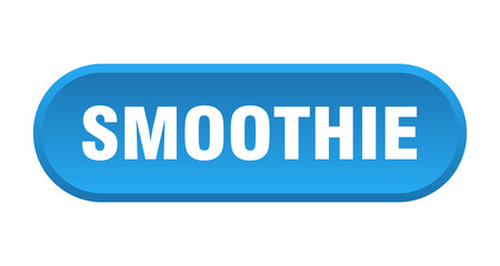 smoothie button. rounded sign on white background