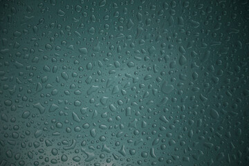 Water drop on glass, background and texture