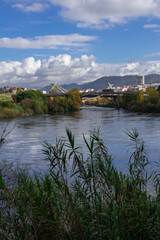 Obraz premium modern bridge in the city of ourense