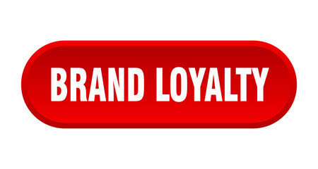brand loyalty button. rounded sign on white background