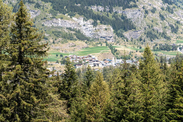 view from the top of the mountain