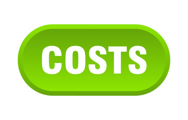 costs button. rounded sign on white background