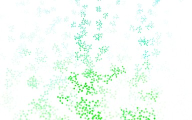 Fototapeta na wymiar Light Green vector pattern with artificial intelligence network.