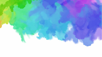 Colorful vector watercolor backgrounds for poster, brochure or flyer, Bundle of watercolor posters, flyers or cards. Banner template.