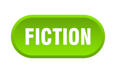 fiction button. rounded sign on white background