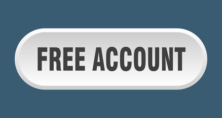free account button. rounded sign on white background