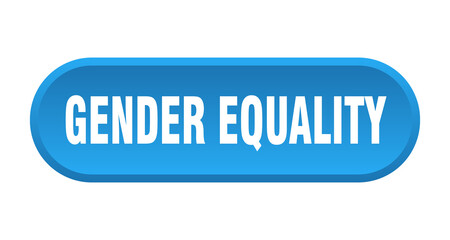gender equality button. rounded sign on white background