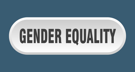 gender equality button. rounded sign on white background