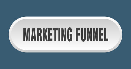 marketing funnel button. rounded sign on white background