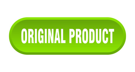 original product button. rounded sign on white background