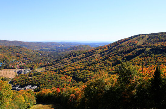 paysage de montagnes en automne