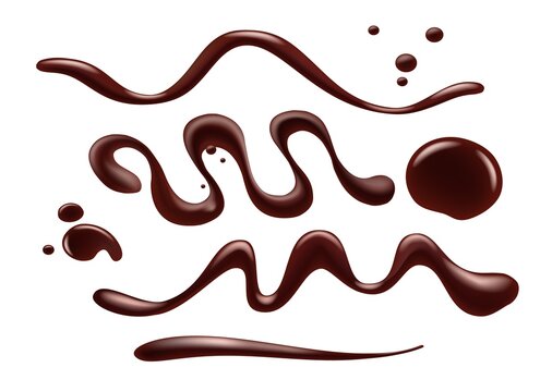 Chocolate syrup isolated