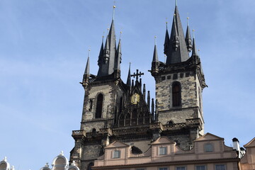 Fototapeta na wymiar saint cathedral city