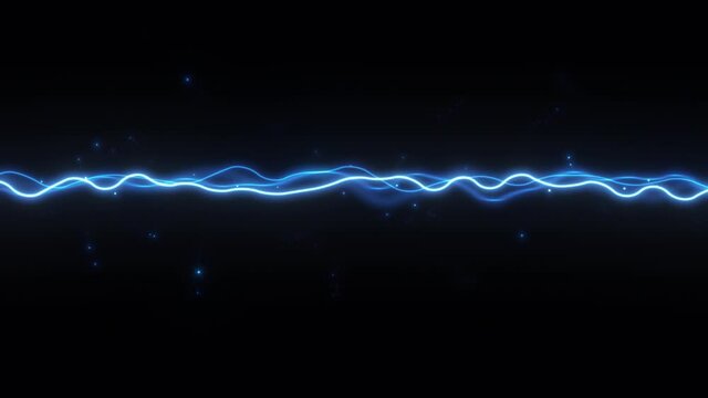 Electric Laser Arcs Stroke Action Fx Loop/ 4k animation of a dynamic distorted electric arc visual fx background with shining rays twitching