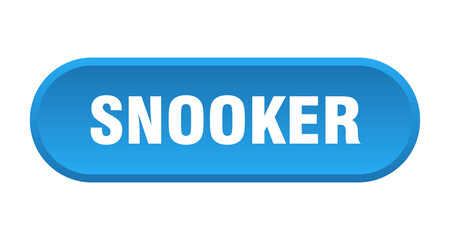 snooker button. rounded sign on white background