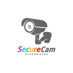 CCTV Camera Logo Design Vector Template, Concept Symbol Icon