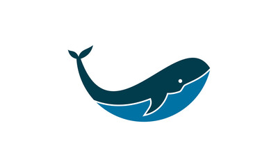 whale fish vector