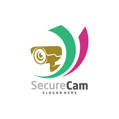 CCTV Camera Logo Design Vector Template, Concept Symbol Icon