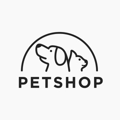Pet Shop Logo Design Stock Illustrations . Pet logo design, Animal Pet Care Logo, Vet logo, Pet Store, Pet Health Logo,  Dog cat logo .