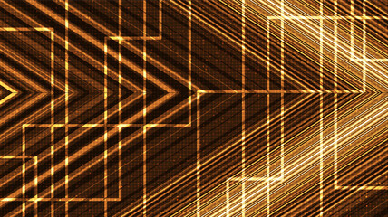 Golden Circuit Line Technology on Future Background,Hi-tech Digital and Communication Concept design,Free Space For text in put,Vector illustration.
