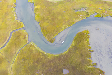 Salt marshes and estuaries are found throughout Cape Cod, Massachusetts. They provide calm nesting, feeding and breeding habitat for a variety of birds, fish, and marine invertebrates. 
