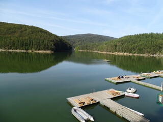 Obraz premium boats on the lake