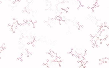 Light Red vector texture with artificial intelligence concept.