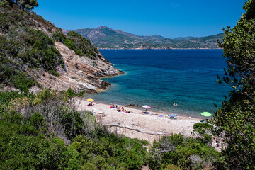 Fototapeta na wymiar Isola d'Elba, Spiagge a Capoliveri