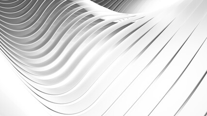 Abstract soft background with strips. 3D render.