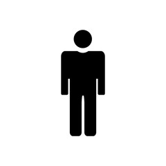 Fototapeta na wymiar Toilet Men And Woman Sign Flat Icon Design Vector Template Illustration