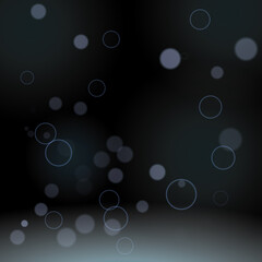 Abstract background with bubbles, circles, bokeh