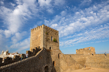 Fototapeta na wymiar medieval castle of Monsaraz