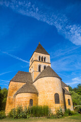 Fototapeta na wymiar church in Saint-Leon-sur-Vezere