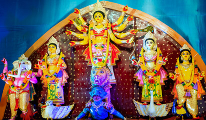 Durga Puja or Durgotsava,is an annual Hindu festival celebrated mainly in West Bengal,Indian.Durga...