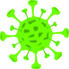 Vector Illustration of the Corona Virus