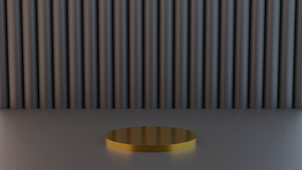 3d rendering minimal background, scene with podium for product display.