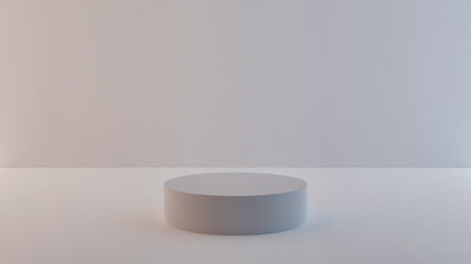 3d rendering minimal background, scene with podium for product display.