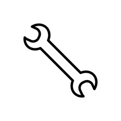 Wrench Icon Design Vector Template Illustration
