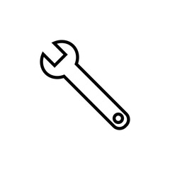 Wrench Icon Design Vector Template Illustration