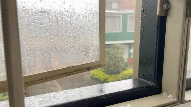 Rain from the window