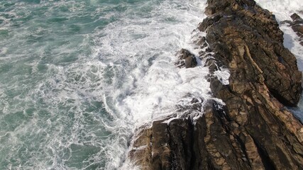 mighty atlantic ocean showing its power