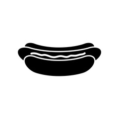 Hot Dog Icon Design Vector Template Illustration