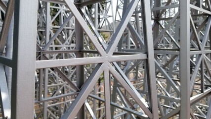 Replica oil derricks.