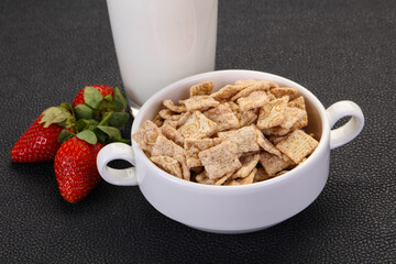 Wheat flakes for breakfast