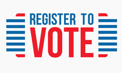 Register to vote, US presidental election