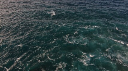 mighty atlantic ocean showing its power