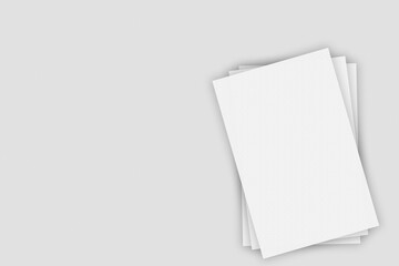 Stack of paper on a textured background